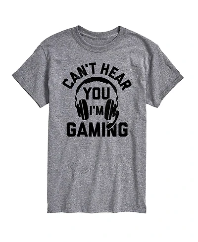Hybrid Apparel Can't Hear You Gaming Men's Short Sleeve Tee