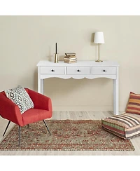 Costway Console Table Hall table Side Table Desk Accent Table 3 Drawers Entryway