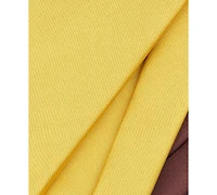 Tayion Collection Men's Yellow Solid Tie