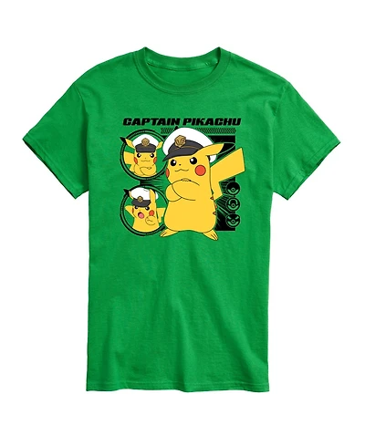 Hybrid Apparel Captain Pikachu Men's Short Sleeve Tee