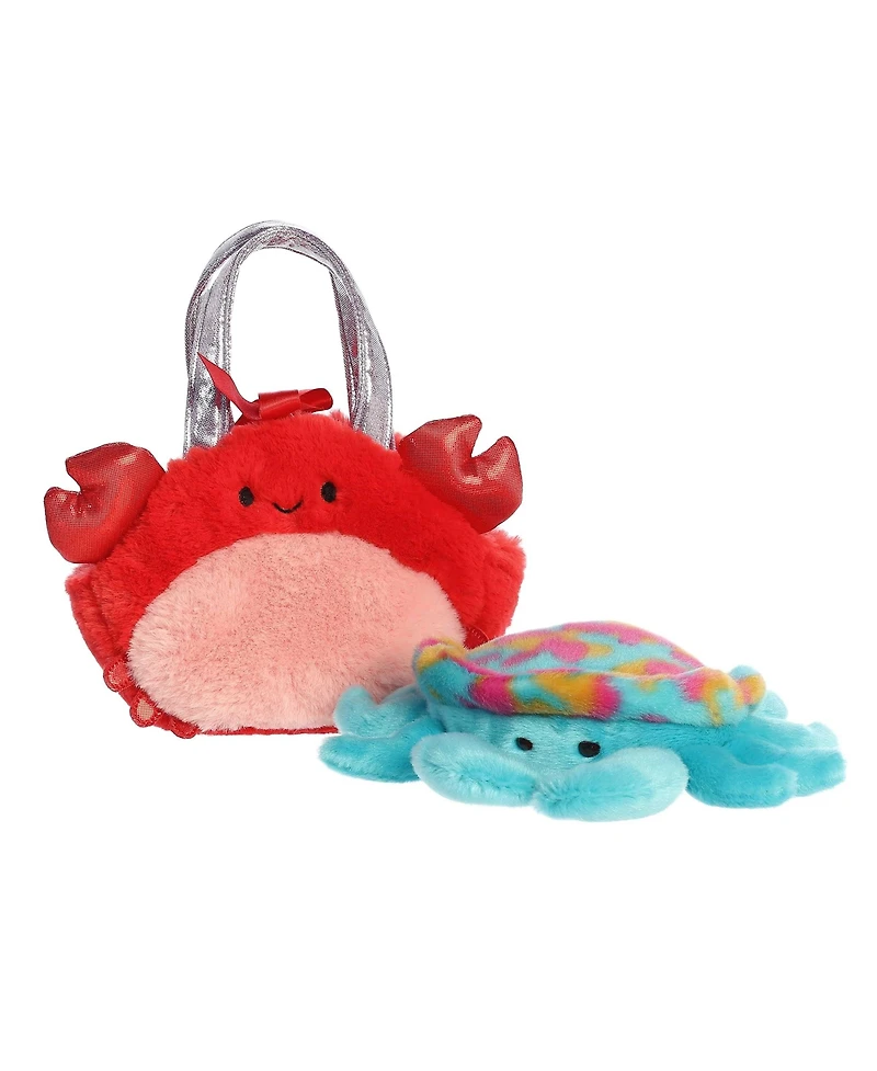 Aurora Small Crab Fancy Pals Fashionable Plush Toy Blue 6.5"