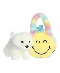 Aurora Small Fancy Pals Pastel Rainbow Smileyworld Vibrant Plush Toy 8"