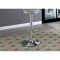 Streamdale Modern Tufted Black Faux Leather Barstool Set (2)