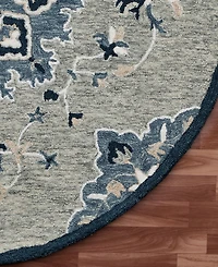 Closeout! Lr Home Rochelle Rug-134 7'3"x7'3" Round Area Rug