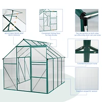 Streamdale Green-6 X 8 Ft Outdoor Patio Greenhouse