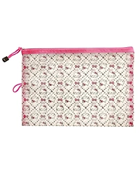 Hello Kitty Sanrio Quilt Pattern 3 Pack Travel Pouch Set