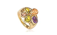 Suzy Levian New York Suzy Levian Sterling Silver Cubic Zirconia Multi Color Ring