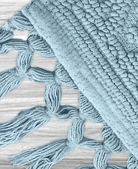 Jean Pierre New York Ricardo Fringe Cotton Bath Rug 17" x 31"