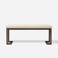 Streamdale Pelican Bench - Pearl White