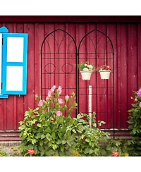 Streamdale 78.7" X 19.7" Metal Garden Trellis for Climbing Plants