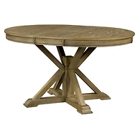 Streamdale Retro Extendable Oak Dining Table with 12" Leaf