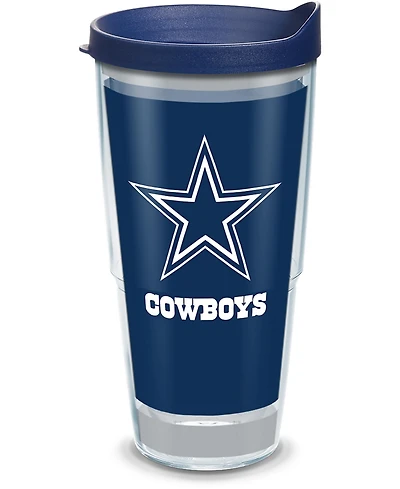 Tervis Nfl Dallas Cowboys Touchdown Made in Usa Double Walled Insulated Tumbler Travel Cup Keeps Drinks Cold & Hot, 24oz, Classic