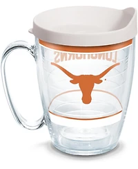Tervis Texas Longhorns - Tradition Made in Usa Double Walled Insulated Tumbler Travel Cup Keeps Drinks Cold & Hot, 16oz Mug with Handle, Classic