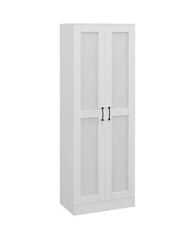 Homcom Storage Cabinet, Adjustable Shelves, Pantry Cupboard