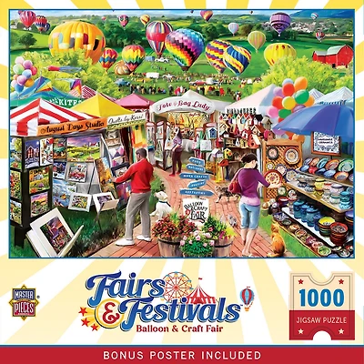Masterpieces Fairs & Festivals - Balloon & Craft Fair 1000 Piece Puzzle