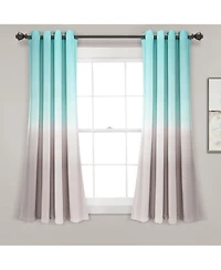 Lush Decor Umbre Fiesta Light Filtering Window Curtain Panels