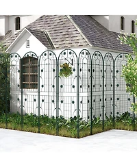 Slickblue 2 Pack 71 x 20 Inch Metal Garden Trellis Rustproof Plant Support for Climbing Plants