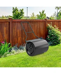 Slickblue Lawn Roller with U-Shaped Handle for Garden Backyard