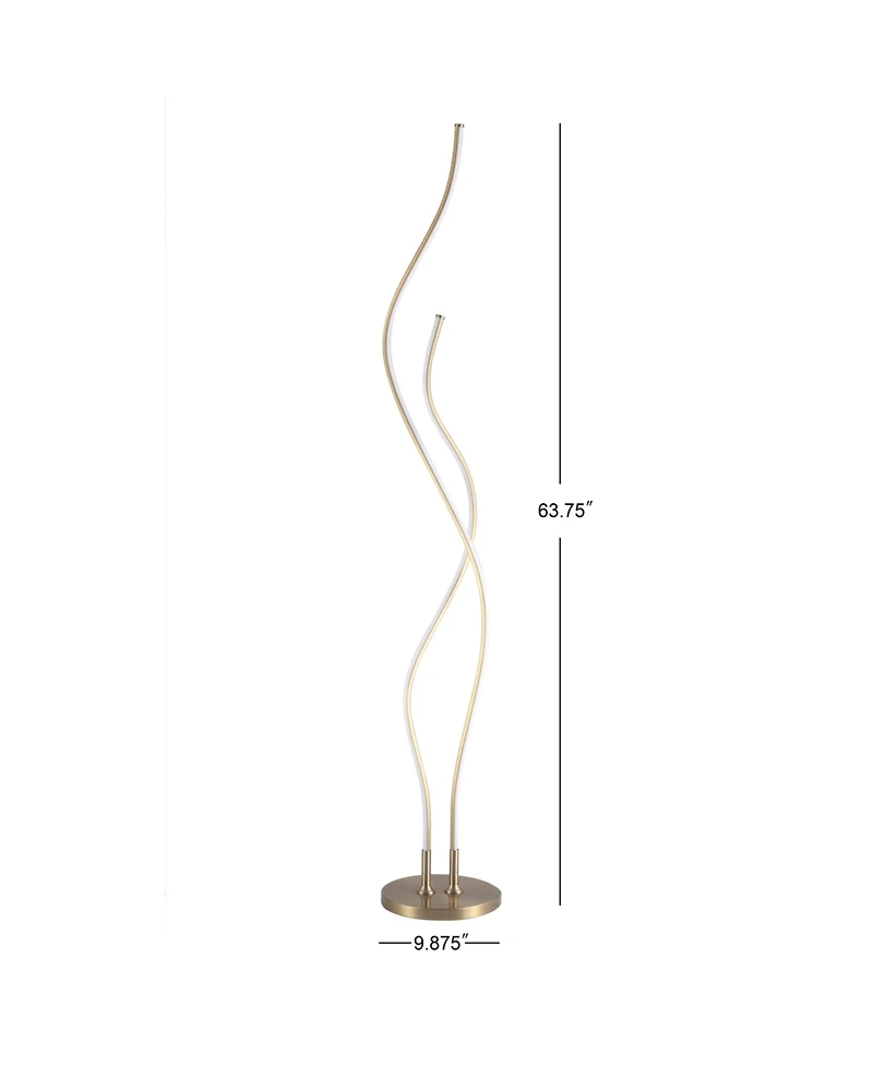 Jonathan Y Cairo Led Integrated Floor Lamp