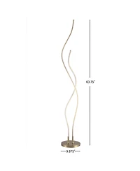 Jonathan Y Cairo Led Integrated Floor Lamp