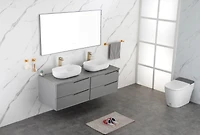 Streamdale Modern Oval White Vessel Bathroom Sink 24x14x5.5"