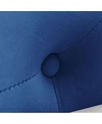 Streamdale Modern Velvet Chaise Lounge with Storage & Pillow