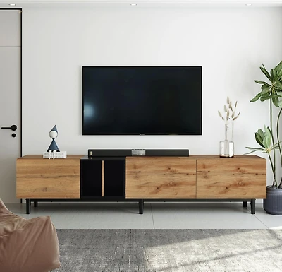 Streamdale Modern 80" Tv Stand with Large Storage