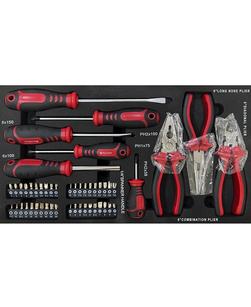 Streamdale 3 Drawers Tool Box With Tool Set