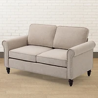 Streamdale Mid-Century Loveseat with Button Tufting, 45