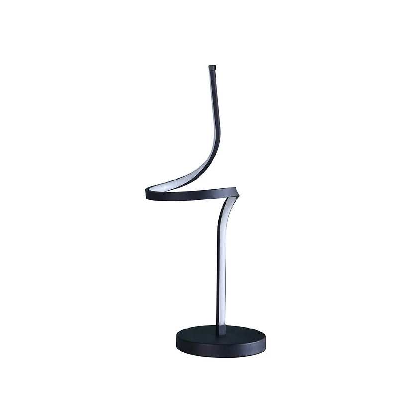 Streamdale 22" In Led Apollo Spiral Curved Tube Modern Table Lamp