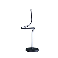 Streamdale 22" In Led Apollo Spiral Curved Tube Modern Table Lamp