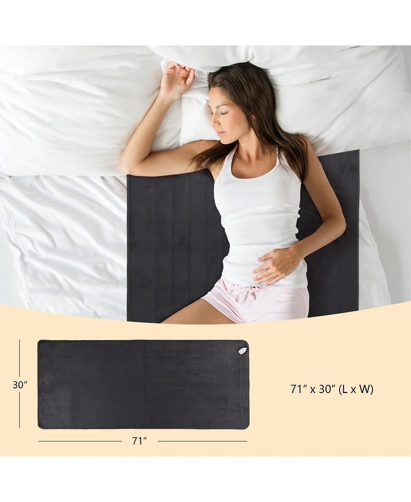 Electric Heated Mattress Pad with 5 Heating Levels and Heat Protection For Special Winter