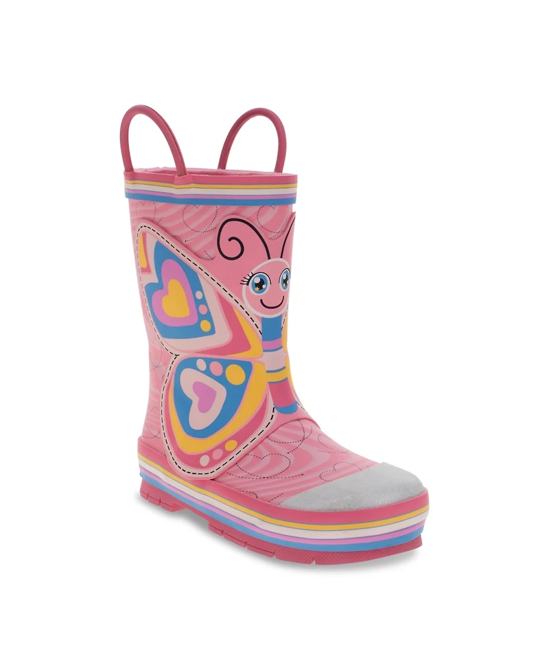 Western Chief Big Girls Bella Butterfly Rain Boot