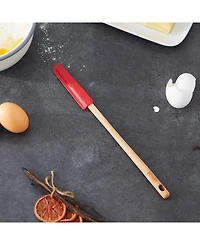 Rsvp International Silicone Wood 12x1" Red Skinny Spatula