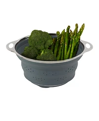 Rsvp International Endurance Silicone Stainless Steel Collapsible Colander
