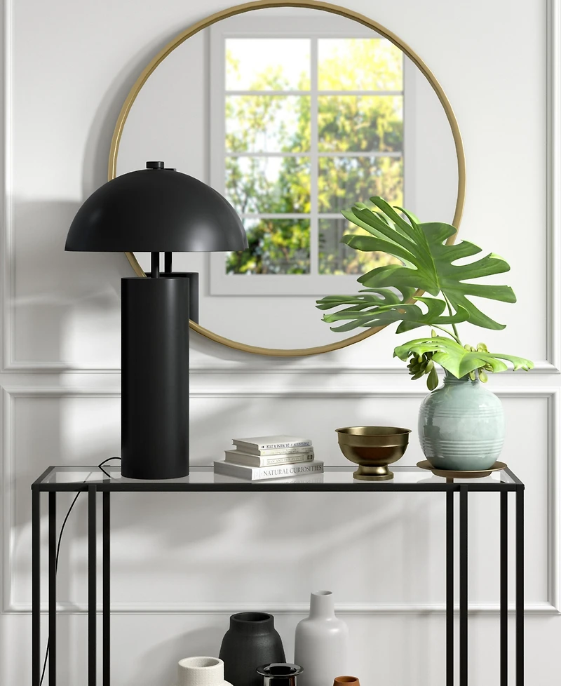 Hudson & Canal York 27" Tall Table Lamp with Metal Shade