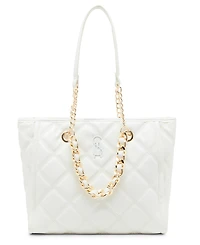 Steve Madden Katt Faux Leather Quilted Tote with Pouch