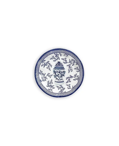 Q Squared Pagoda Appetizer Plates, Set of 4