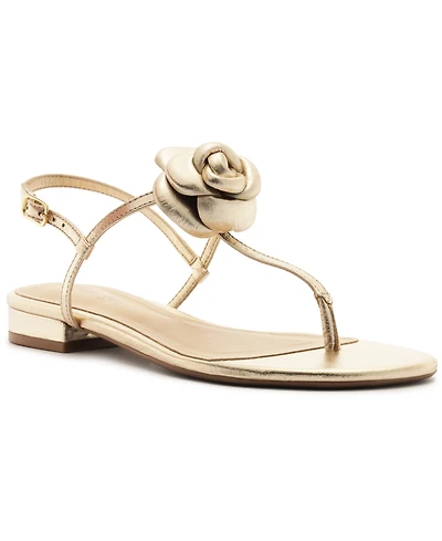 Arezzo Women's Ivory Flat Sandals