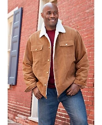 KingSize Big & Tall Sherpa-Lined Trucker Jacket
