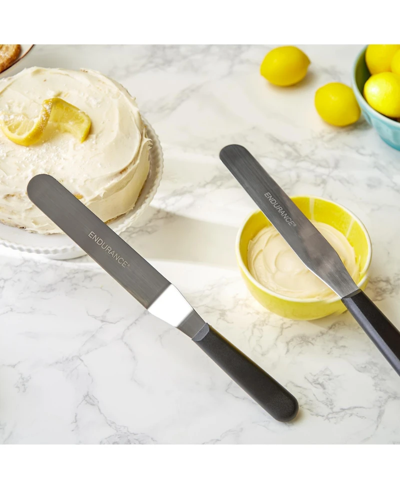 Rsvp International Endurance Stainless Steel 2 Piece Icing Spatula Set