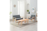 Streamdale Bahamas Coffee Table Loveseat Chair Set