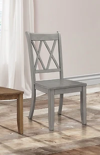 Streamdale Casual Buttermilk Finish Side Chairs - Set of 2