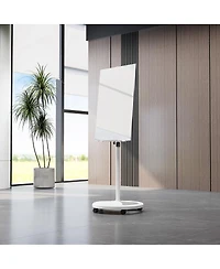 Streamdale Adjustable Magnetic Glass Whiteboard Set