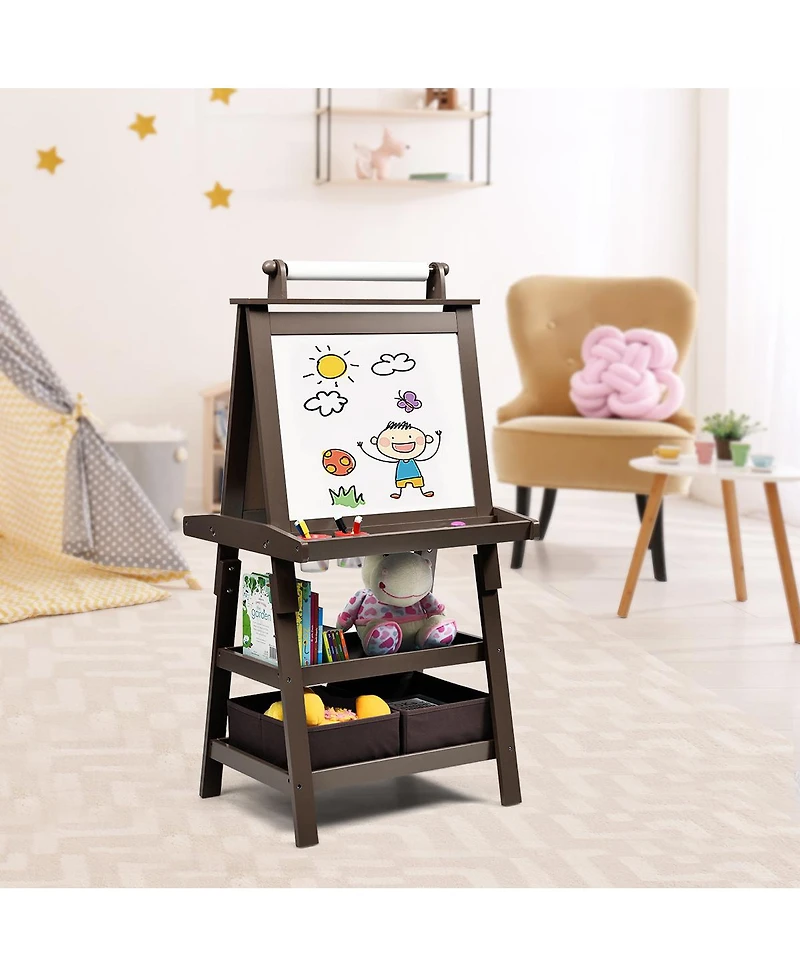 3-in-1 Double-Sided Storage Art Easel