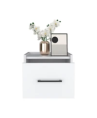 Simplie Fun Floating Nightstand Calion, Bedroom, White