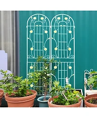 Streamdale Furniture Rustproof Metal Garden Trellis for Climbing Plants
