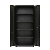 Tall Storage Cabinet - 2 Doors, 4 Partitions