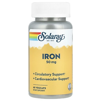Solaray Iron 50 mg