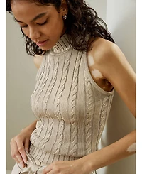 Lilysilk Women's Wild Silk Sleeveless Sweater